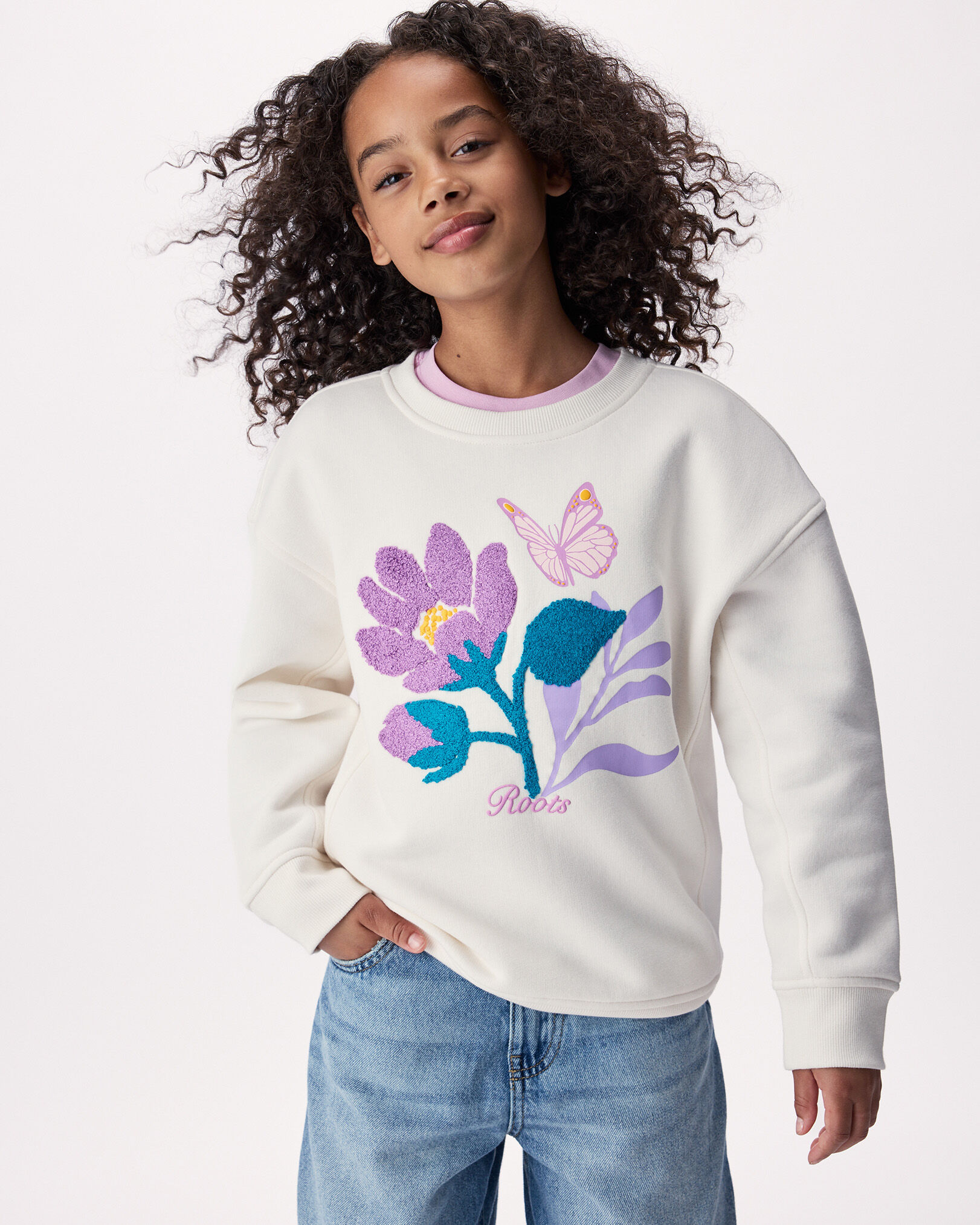 Kids Skyline Relaxed Crew Sweatshirt